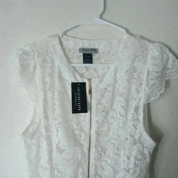 Nwt Fashion Nova Versatile Top- White - Picture 6 of 11